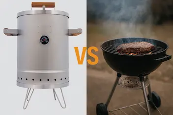 Asador de barril vs parrilla tradicional